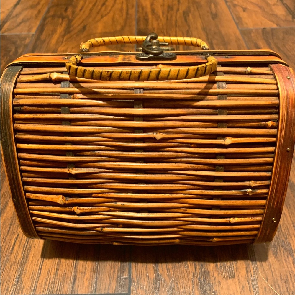 Handmade Bamboo handbag (used twice)
